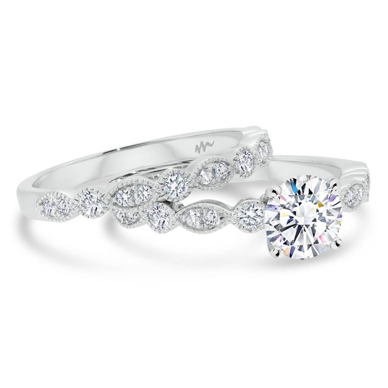 Moissanite Wedding Rings and Wedding Bands | Moi Moi