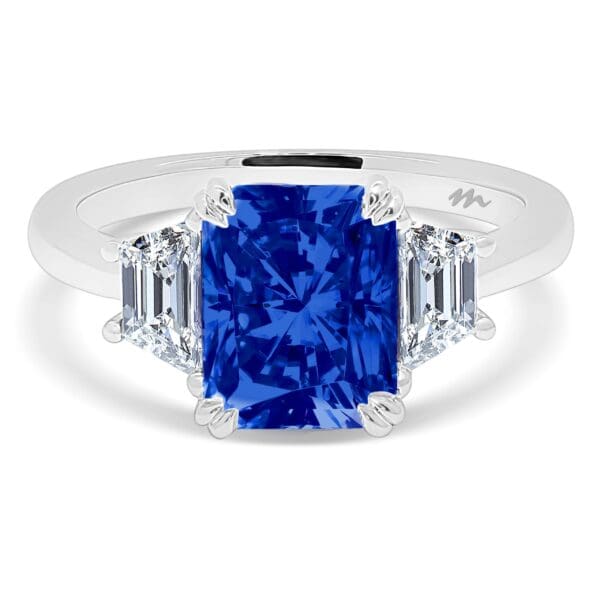 Aubrey Radiant 9X7-10X8 Lab Grown Sapphire