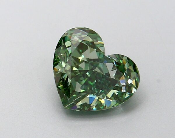 Heart 1.12Ct Green Vvs2