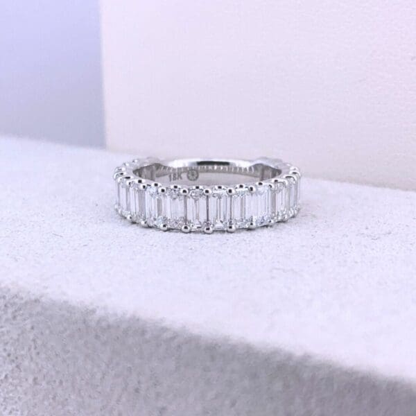 Cassandra B. Custom BandWedding Band18K White Gold