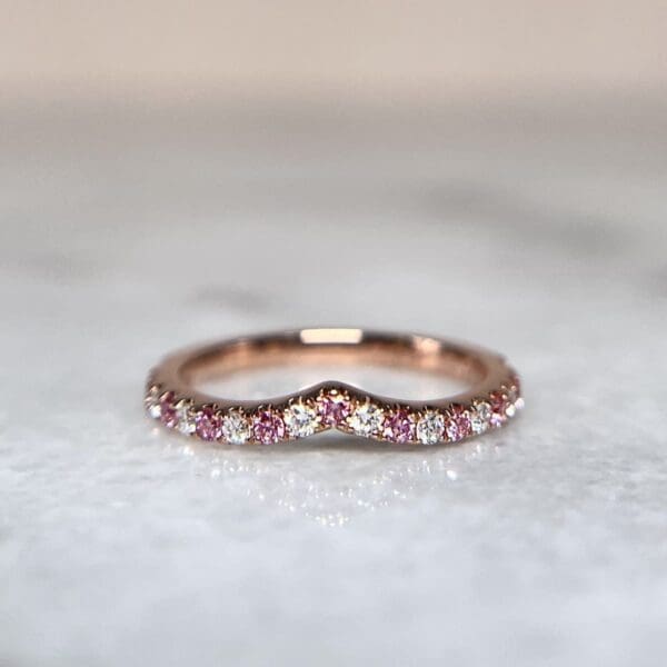 William S. Custom BandWedding Band18K Rose Gold