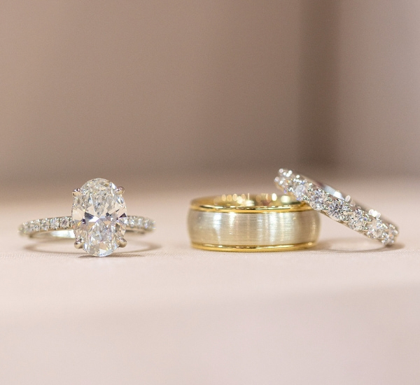 His And Her Engagement Rings Pd